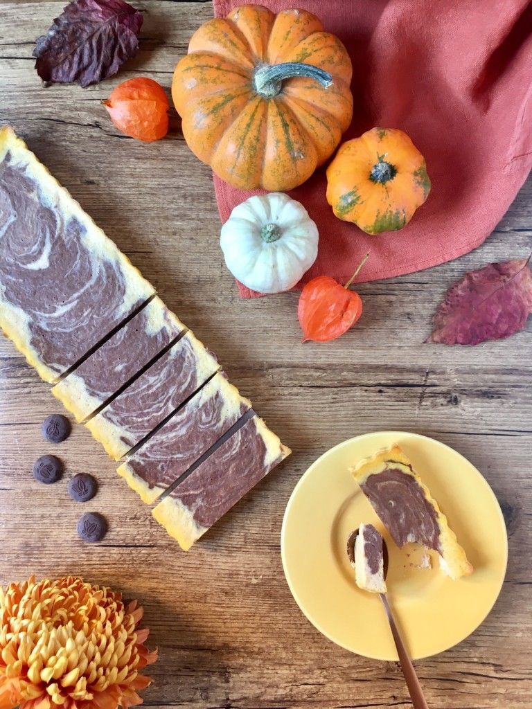 CHEESECAKE DE CALABAZA Y CHOCOLATE