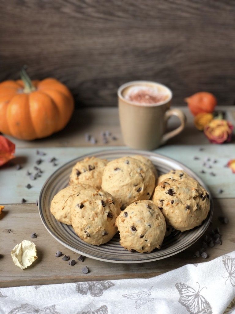 COOKIES DE CALABAZA Y CHIPS DE CHOCOLATE