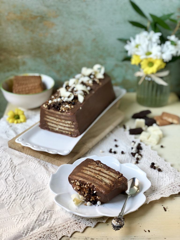 TARTA DE GALLETAS Y CHOCOLATE