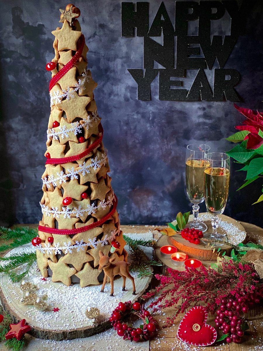 ÁRBOL DE GALLETAS DE NAVIDAD