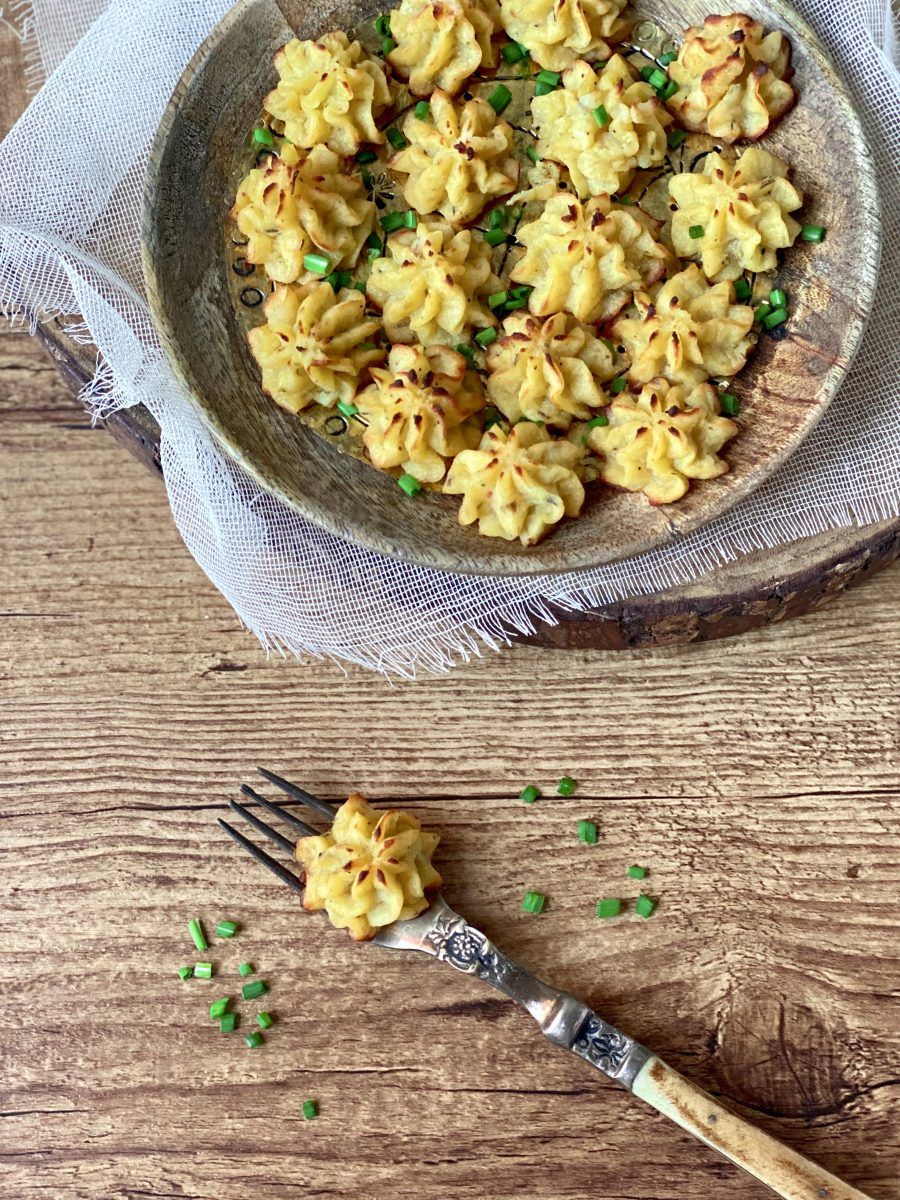 PATATAS DUQUESA CON PARMESANO
