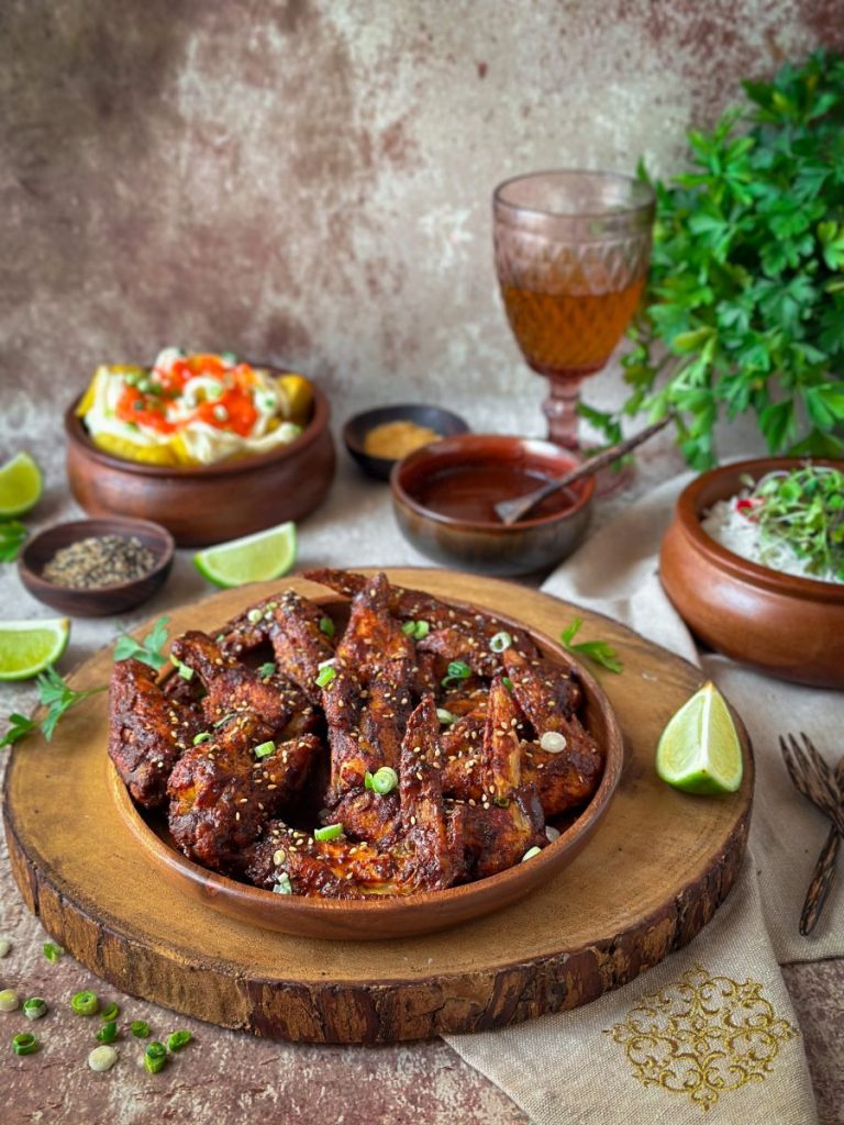 ALITAS DE POLLO A LA AMERICANA