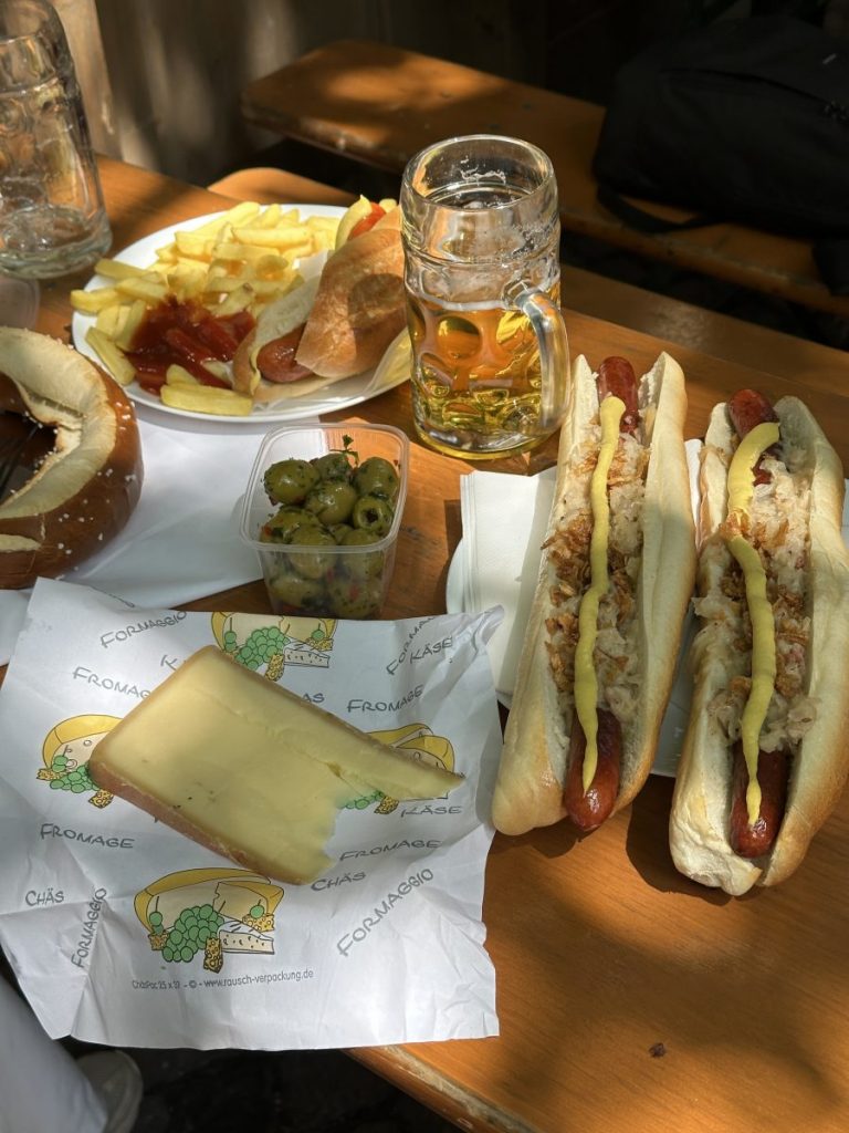 Productos regionales en el Viktualienmarkt