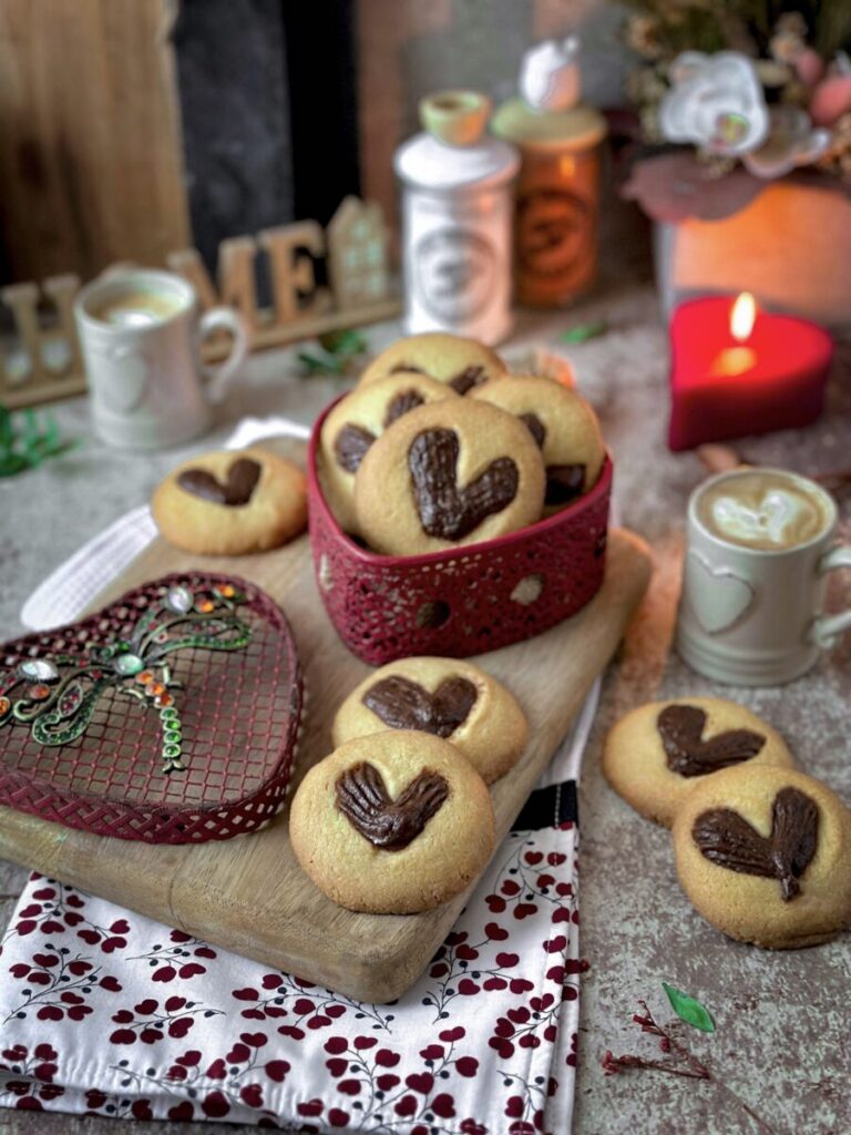 GALLETAS CON CHOCOLATE PARA SAN VALENTÍN