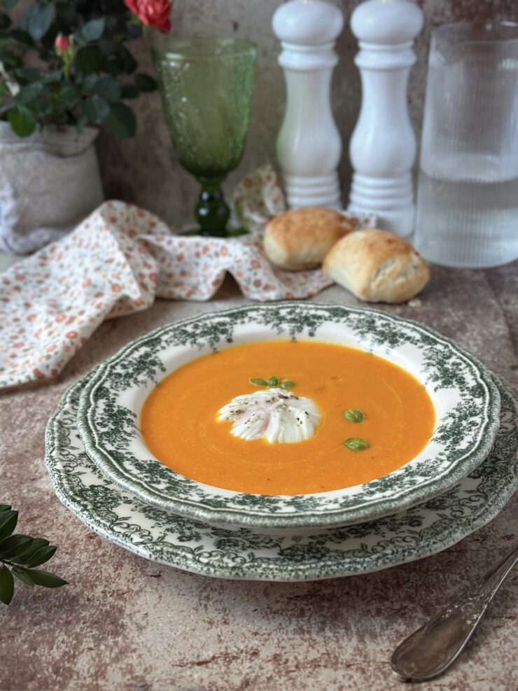 SOPA DE ZANAHORIA Y JENGIBRE