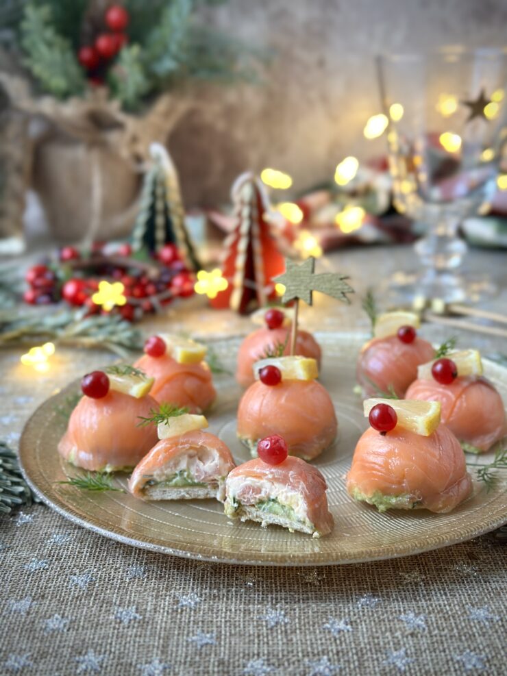BOMBONES DE SALMÓN Y AGUACATE