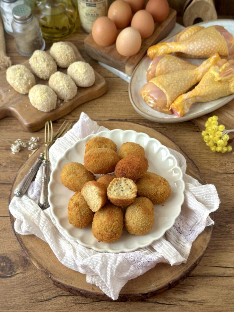 CROQUETAS DE POLLO A l'AST