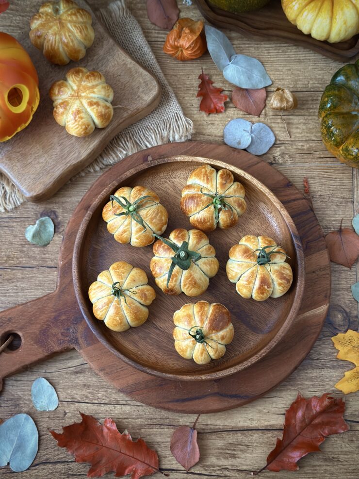 CALABAZAS DE PIZZA PARA HALLOWEEN