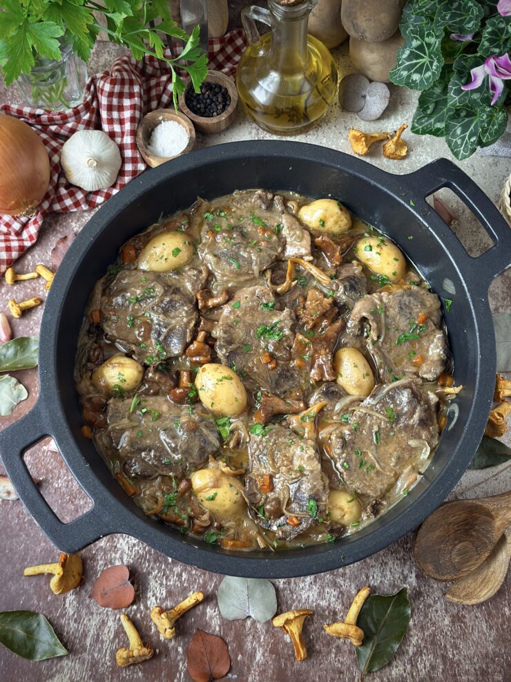 FRICANDÓ DE LLATA CON CERVEZA