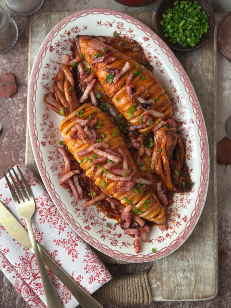 CALAMARES A LA SOBRASADA