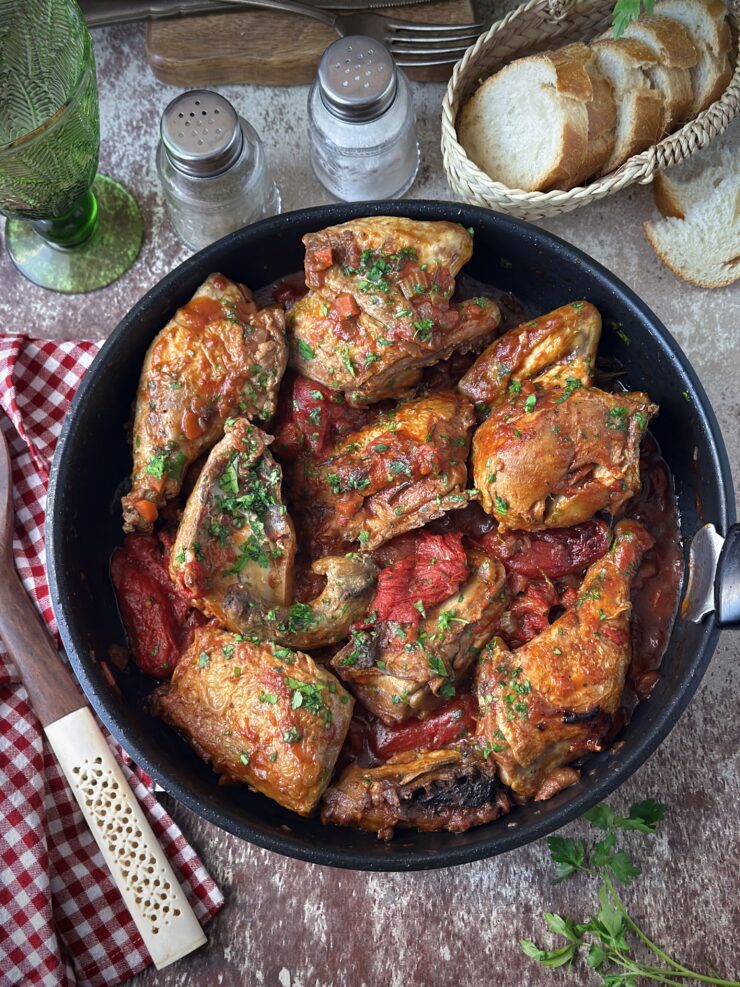 POLLO A LA CAZADORA