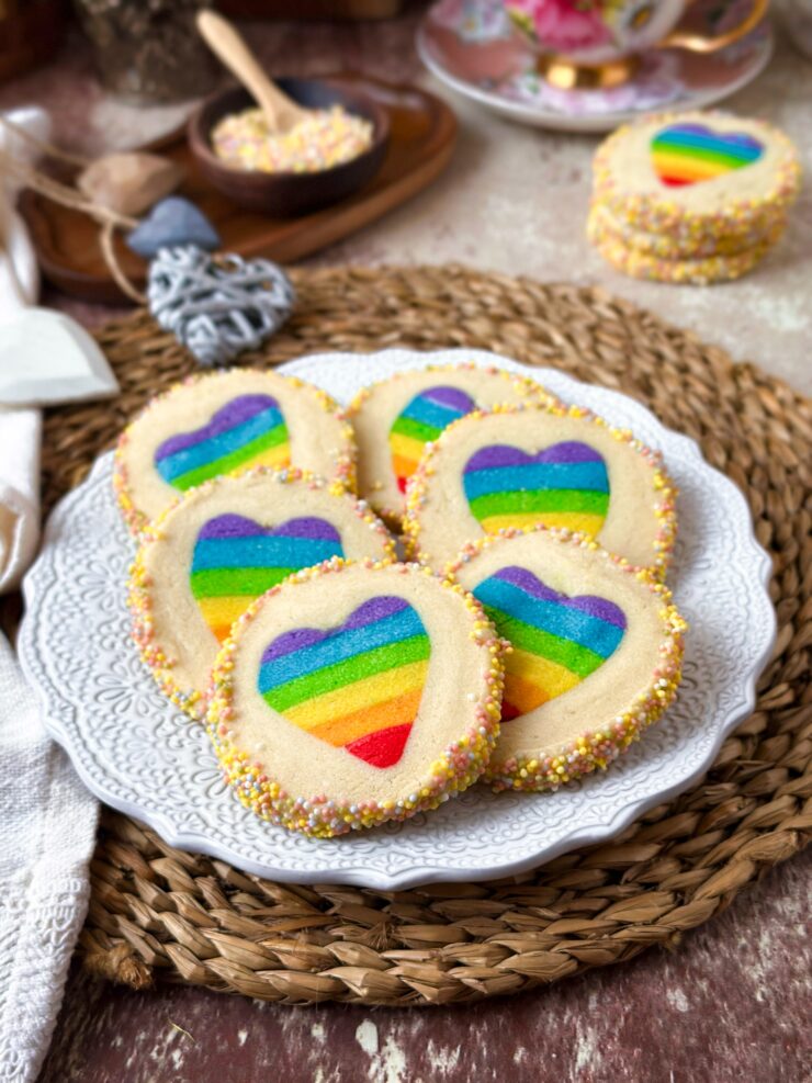Galletas arcoíris
