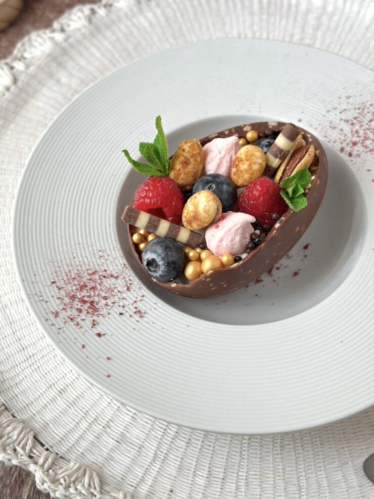 PANNA COTTA EN HUEVO DE PASCUA
