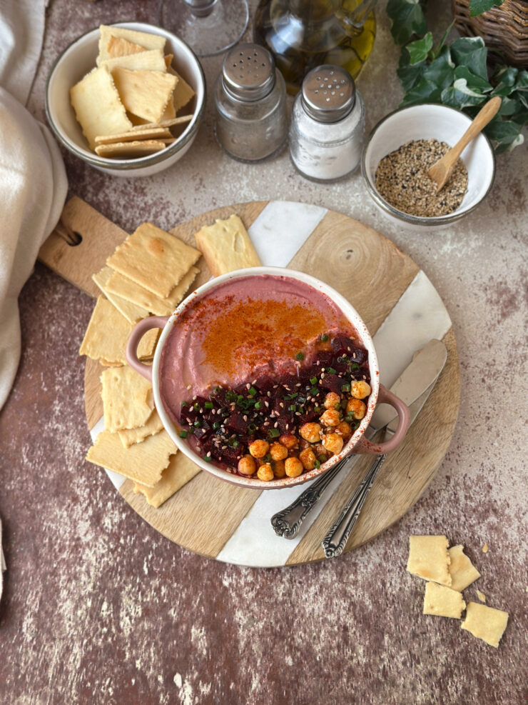 HUMMUS DE REMOLACHA CASERO