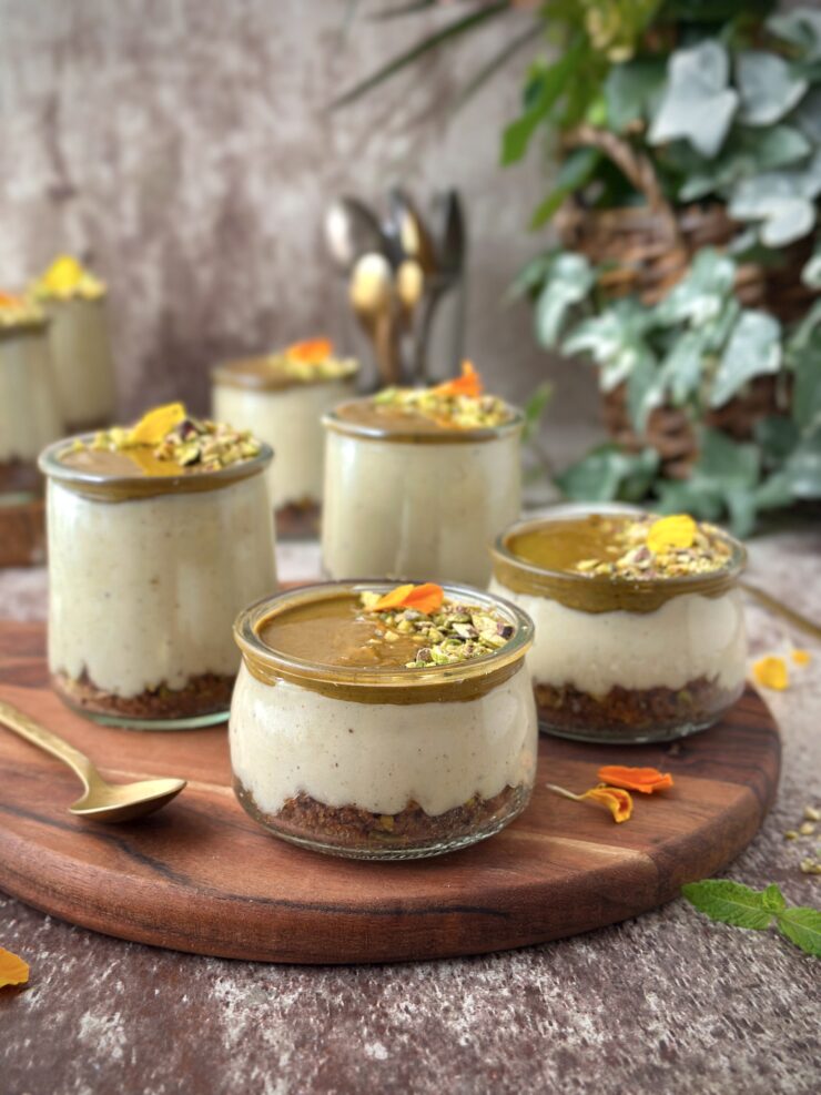 VASITOS DE MOUSSE DE PISTACHO