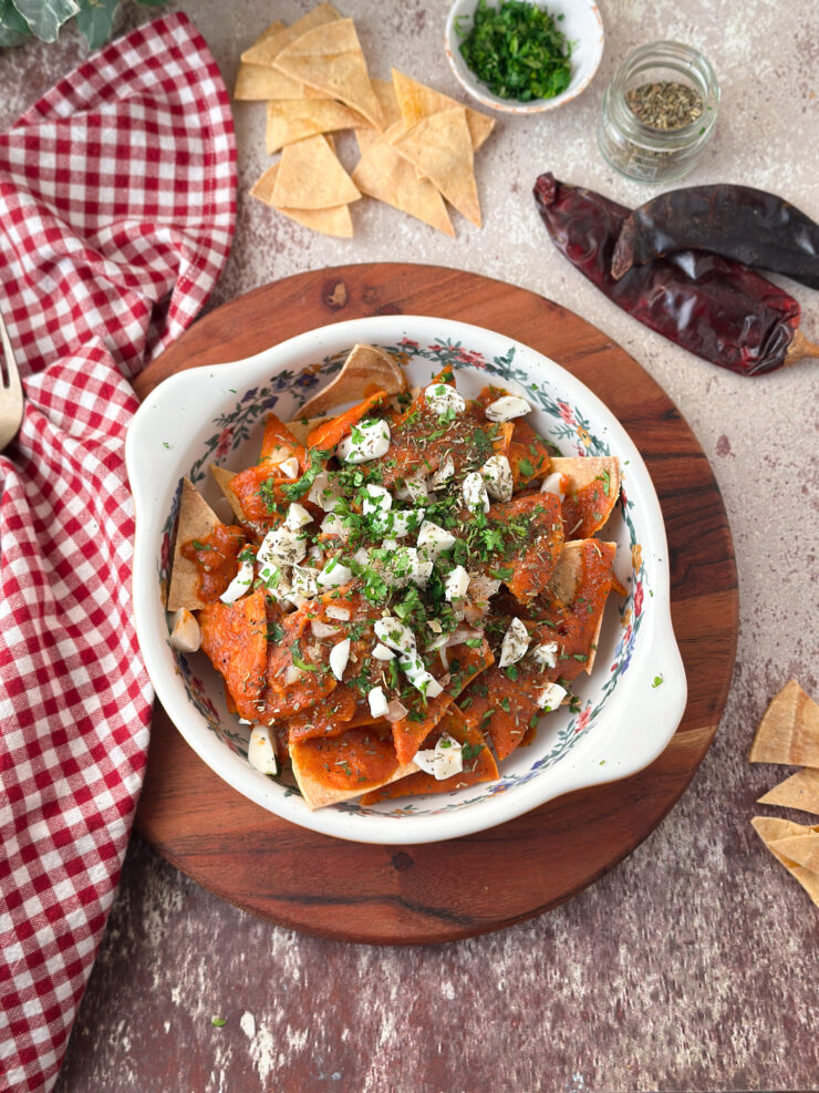 CHILAQUILES ROJOS CASEROS