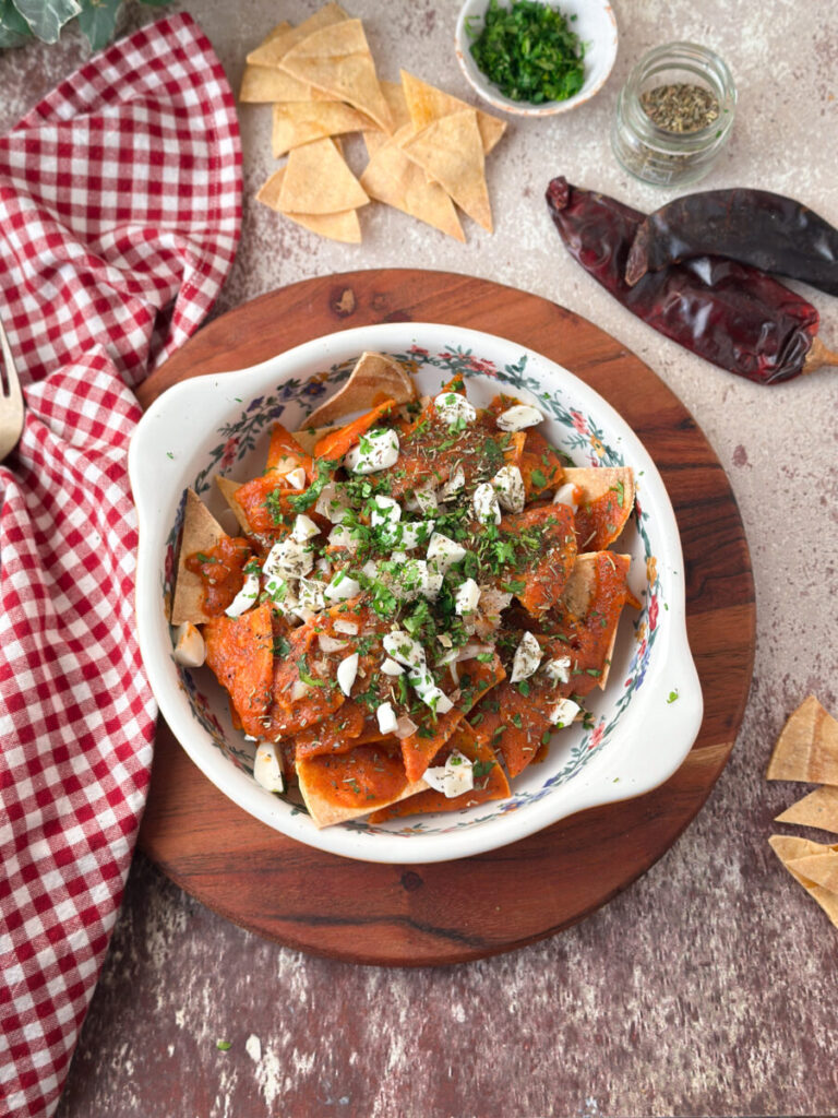 CHILAQUILES ROJOS CASEROS