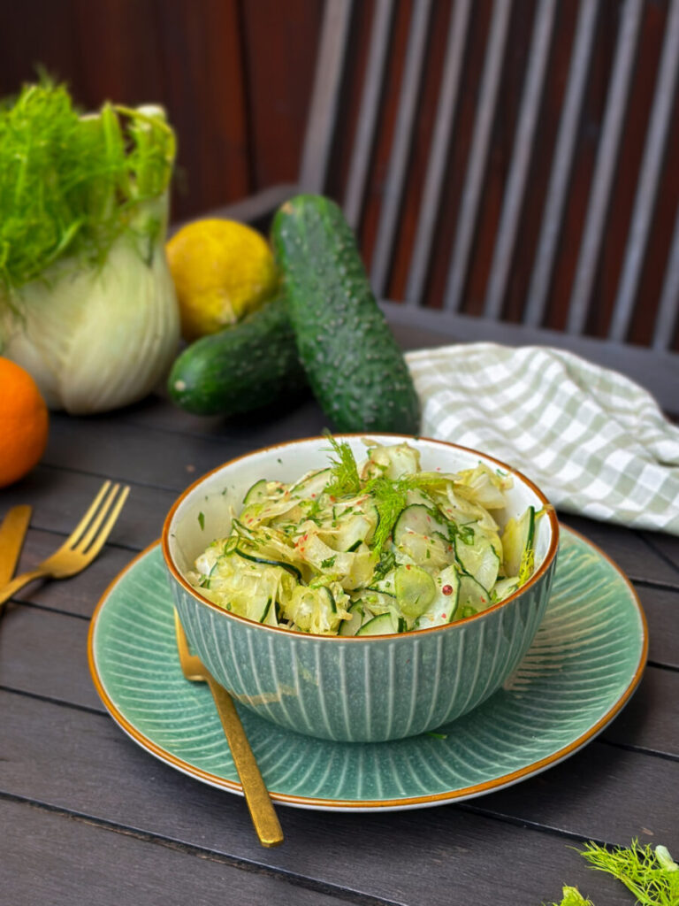 ENSALADA DE HINOJO CON VINAGRETA CÍTRICA