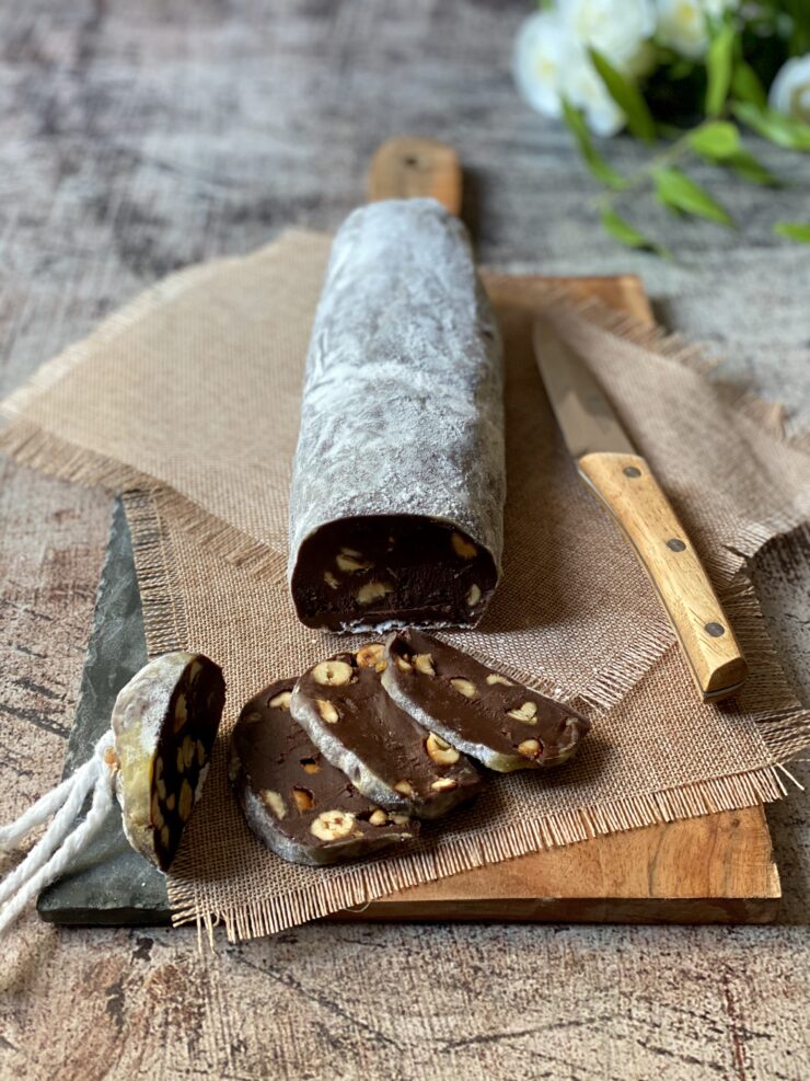 SALCHICHÓN DE CHOCOLATE