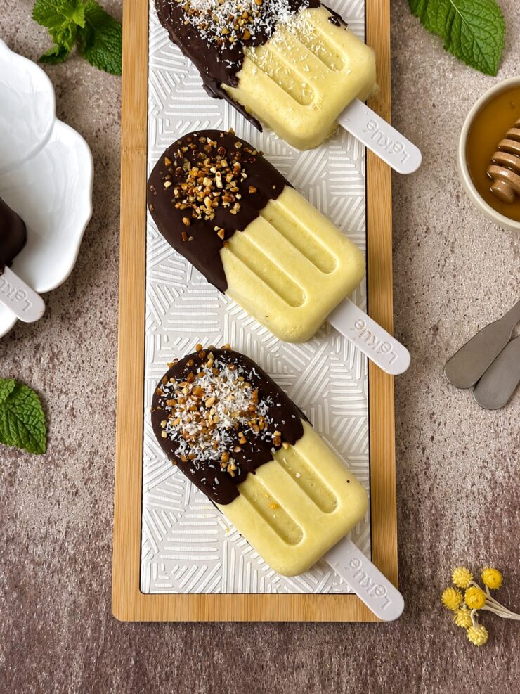 HELADOS DE MANGO Y COCO