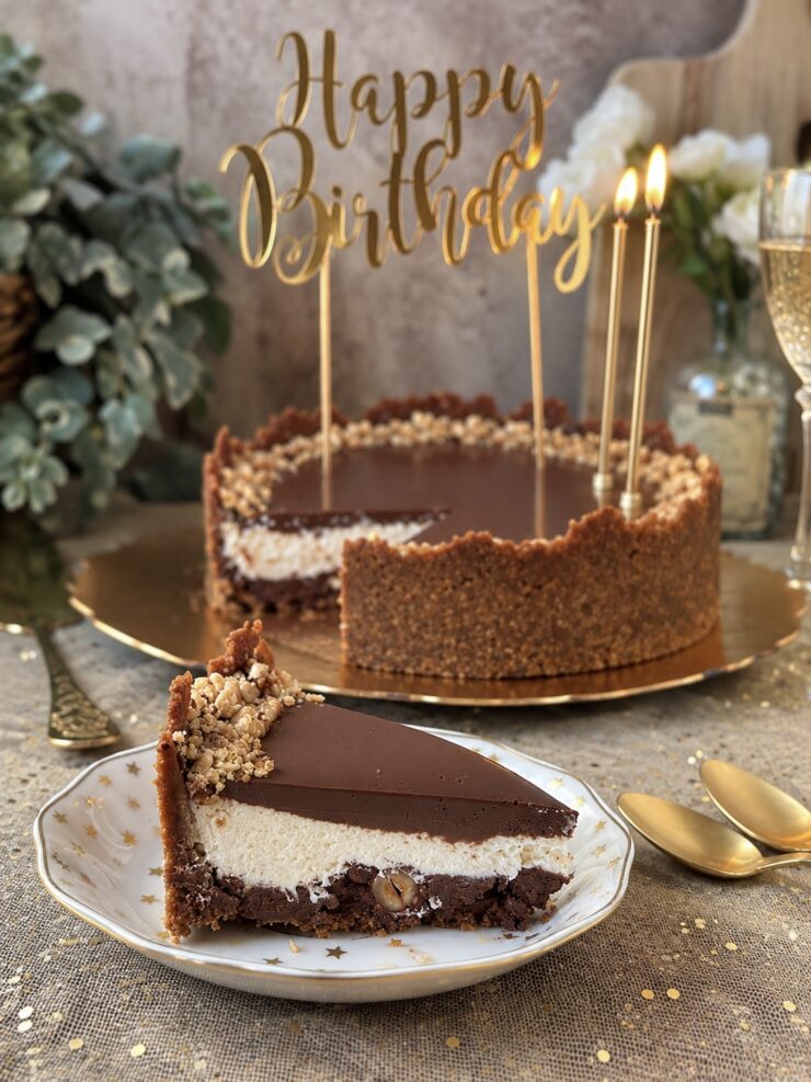 CHEESECAKE DE CHOCOLATE Y AVELLANAS