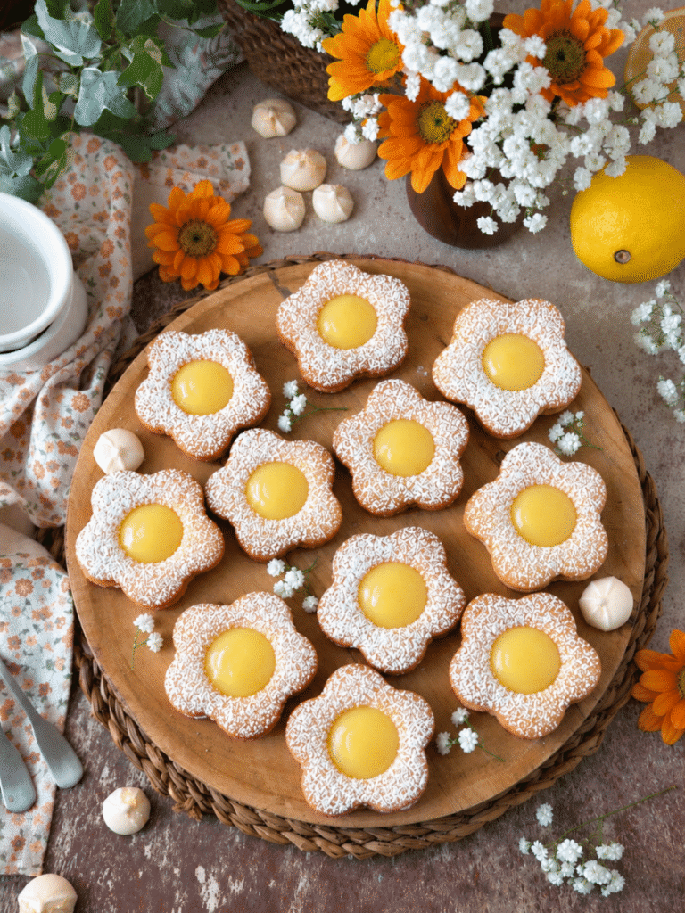 GALLETAS RELLENAS DE LEMON CURD
